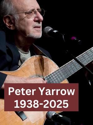 Peter Yarrow from the trio, Peter, Paul and Mary passed away on January 7th, 2025. #music #folkmusic , #peterpaulandmary #famous #rip #death 