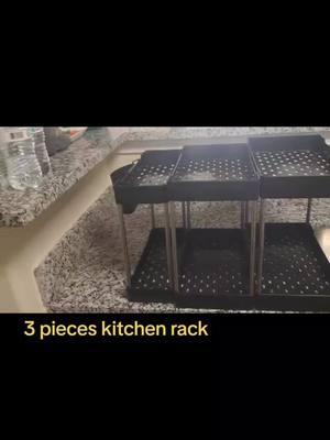 three pieces kitchen rack#ktmmuser #viralvideo #usemyshowcase #crazy #usatiktok🇺🇸 #TikTokShop #beautyhacks 