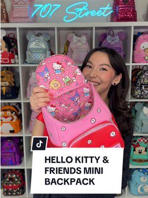 Calling all Sanrio fandoms! Look at how cute is this Sanrio Hello Kitty & Friends Color Block Mini Backpack! 🐱✨ It’s in-stock now so let us know what you think about it! #707club #707street #loungefly #SmallBusiness #smallshop #hellokitty #sanrio 