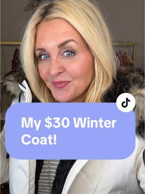 The Coat you NEED this winter! ADORABLE and WARM! #wintercoat #snowday #puffer #snow #skitrip #winterclothes #whitecoat 