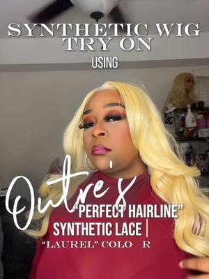 🛍️ BUY OR BYE👋🏾 : Synthetic Wig Edition ✨ This wig has unleashed my inner blondeeeee! Been wearing it non stop for a little over a week and I'm honestly very impressed considering she's a synthetic unit. Keep in mind I did pluck/ hot comb the unit before installing but it's very beginner friendly. Perfect for a quick vacay wig! And i grabbed her for under 40 DOLLARS YALL 👀👀 IKDR! What do you guys think? Yay or Nay? Wig: @outre - "Perfect Hairline Synthetic Lace Wig" - Laurel (613) Wig Customization: @Neshee Diamond Hair ✨  Makeup Used: *Tutorial Soon* @PLOUISE @Fenty Beauty @elfcosmetics @NYX Professional Makeup @Nars Cosmetics @KimChi Chic Beauty  #outre #outrehair #outrewigs #syntheticwigs #synthetichair #excieneshee #beauty #wiginstall #wiginstallation #hairinfluencer #hairreviewer #amazonfinds #lacefront #wiginfluencer #beautyfinds 