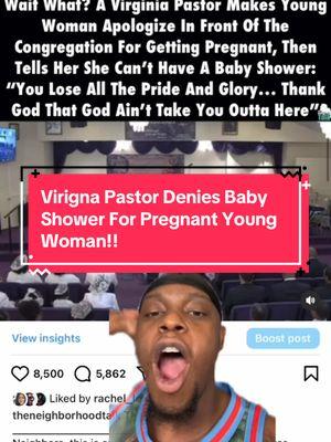 Virigna Pastor Denies Baby Shower For Pregnant Young Woman!! #CapCut #virginapastor #pastor #virginanews #virginacrime #fyp #foryoupage #fypシ゚viral #fyppppppppppppppppppppppp #viral #pastorswife #pastortiktok 