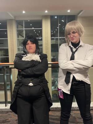 @Minto Kitsune got me to cosplay a Bungo Stray Dog and it was so fun! We ate this dance UP 😤 #animateraleigh #animateraleigh2025 #bsd #bsdcosplay #atsushinakajima #atsushicosplay #akutagawaryunosuke #akutagawacosplay #shinsoukoku 