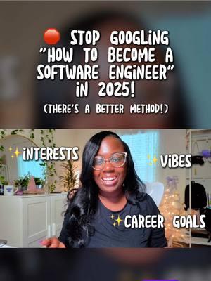 How do you pick what kind of software engineer you’d like to become?  I’ve got 3 AI prompts that will help you discover your unique path—fast! Whether you’re just starting out or pivoting your career, these prompts will:   1️⃣ Help you identify your strengths and match them to tech roles  2️⃣ Make finding your niche simple and actionable  3️⃣ Help you gain the clarity you need to move forward confidently  Stop scrolling and start finding your tech niche today! Check out the full video now and take the first step toward your dream career.  #techtok #softwareengineer #learntocode #softwaredeveloper #dev #swe #coding #chatgpt #creatorsearchinsights 🏷️ find your niche in tech, tech career clarity, ChatGPT prompts, career pivot, tech roles, software engineer, software developer, learn to code, how to become a software engineer, women in tech, black women in tech