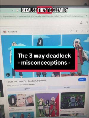 The 3-way-deadlock. #xyzcba#lol#bruh#anime#naruto#manga#fyp#sanin#sasuke#sakura#viral