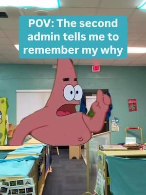 This is the most toxic phrase I think you can say to any educator.  Do you think a doctor, CEO, engineer, IT, or any other profession has a boss that asks them to “remember their why.” Typically this comment comes up when you’re expressing hardships of the job and honestly it’s belittling.  Our why has nothing to do with it being hard or the solution to the problem. It’s why we come back even though the working conditions are not amazing.  So basically they are saying yeah I know it suck’s right now but nothing I can do about it so you just have to accept it but to get through it remember how lovely your students are.  It’s toxic positivity and it’s gross. #teachertiktok #spedteachersoftiktok #spedteacher #spedteachersofinstagram #teachersoftiktok #teachertok 