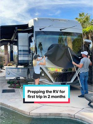 Getting Carli ready for our first RV trip in 2 months 🚍 #rvlifestyle Our top recommended RV service center 👉 @National Indoor RV Centers #NIRVCpartner #motorhome #rvtiktok #lifeontheroad #camping  