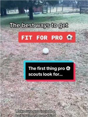 Could you last 90 minutes at a good intensity right now?? If the answer is no ❌ you’re not serious about playing pro ⚽️. #profootballtraining #yourpathwaytoprofootball 