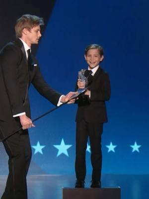 Flashback to Jacob Tremblay’s precious moment at the 20th Annual #CriticsChoiceAwards 🥰 Only 5 days until the 30th Annual #CriticsChoiceAwards ⭐️⭐️ live on @E! Entertainment  #actorslife #popculturenews #criticschoice #awardshow #tvshow #tvshows #popculture tvseries timothee movietalk weliveintime 