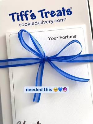 a message from the universe 🔮 #fortune #tiffstreats  Write ‘I want a fortune’ in the 'special instructions' section from January 7th–10th when you place your order on cookiedelivery.com or on our app to receive a special New Year’s fortune just for you from the universe!  *at participating locations only