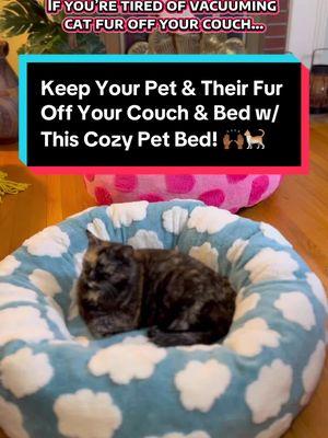 I love cuddling with my cats 🐈 🐈‍⬛ but I’m SICK & TIDE of vacuuming fur off my couch! My girls love these pet beds so much that they forgot all about the couch so that’s a win-win for ALL of us! 🥰 #petbed #petbeds #catbed #dogbed #PetsOfTikTok #catmom #catdad #cataccessories #dogmom #dogdad #dogaccessories #petaccessories #petlover #petlife #newyearnewaura #newyearnewme 