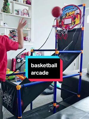 Basketball arcade style game. #fun #basketballhoop #indoorbasketball #basketball #toybasketball #smallgame #indoortoys #TikTokShop #TikTokShopLastChance #spotlightfinds 