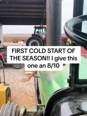 Nothing like a good cold start from a straight piped 4840!! #coldstartchallenge #johndeere4840 #farmtok #agtok #americanagriculture #legacy #ironhorse #fawtyatefawty 