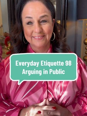 Everyday Etiquette Pt. 98: Arguing in public #everydayetiquette #etiquette #arguing #fighting #inpublic 