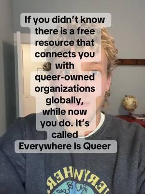 For the queer, trans and ally community 🫶🫶 here’s to finding friends + community all while supporting our own community!  #everywhereisqueer #queerowned 