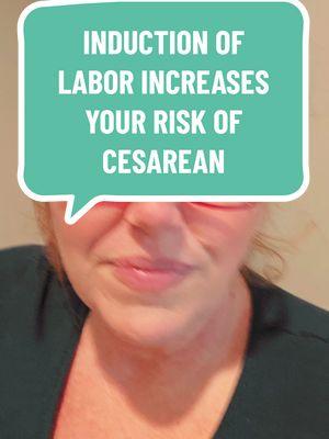 39 week induction is not something to be taken lightly. It has proven to increase your risk of cesarean, especially if you are a first time mom. #firsttimemom #givingbirth #pregnancytiktok #birthify #birth #induc#induction #inductionoflabor 