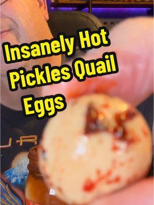 Insanely Hot & Not Pickled Quail Eggs. @Egg Man’s Pickled Eggs #everythingspicyphil #everythingspicy #foryourpage #keepitspicy #chilihead #fyp #spicyphil #hot #spiceking #spicekingdom #cravingcapsaicin #SpicyChallenge 