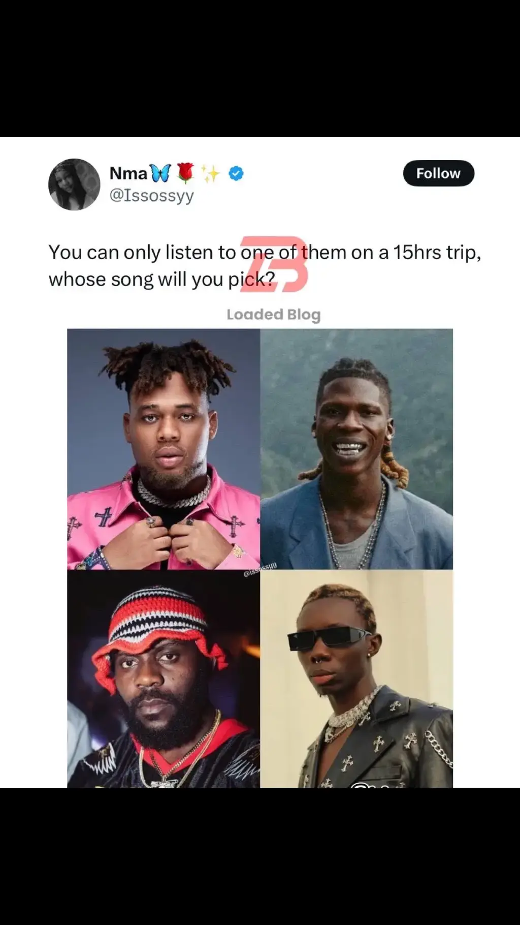 Whose song will you pick ? #fypp #tiktoknigeria🇳🇬 #fypviral #afrobeatsmusic 