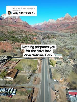 Replying to @michael_mallory_ The drive into Zion National Park… FULL video  #zionnationalpark #zionnps #zionpark #zionnationalparkutah #angelslanding 