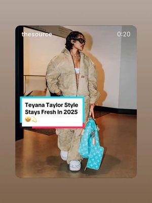 Another year for Teyana to just be that girl! 💫🤩 #teyanataylor #style #2025 #foryoupagе #fashiontiktok #teyanataylortiktok 