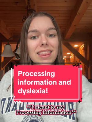 Todays video: processing speed and dyslexia  ⭐️How it effects people with dyslexia  ⭐️Accomodations  ⭐️A few things that have helped me!  #dyslexia #reading #readingdisability #processingspeed #advice #accommodations #teachersoftiktok #educators #advocate #parentsoftiktok #fyp 