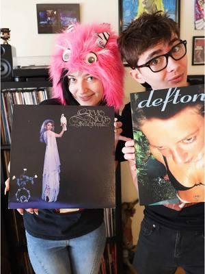 Great pick @josie dubree!! 2 legends in their respective eras!! #fyp #music #stevienicks #deftones #90s #80s #vinyl 