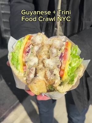 NYC GLOBALFOOD CRAWLS - Part 2 of 5 Guyanese & Trini food crawl in NYC 🇬🇾 🇹🇹 📍Trinciti Roti Shop, 111-03 Lefferts Blvd, Queens  📍Sybil’s, 13217 Liberty Ave, South Richmond Hill  📍Singh’s Roti Shop, 13118 Liberty Ave, Queens  📍Kaieteur Restaurant, 8712 Lefferts Blvd, Jamaica, NY 11418  #nycrestaurants #foodtour #guyanesefood #queensrestaurants #trinifood 