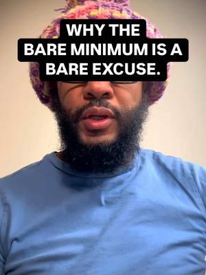 . . . Why the bare minimum is a bare excuse. . More ways to work together: (1) Tickets for the first stop of the SELF-AWARENESS TOUR in Atlanta are on sale now! The link is in my bio or visit my website at www.zebthe3rd.com. You ready to work? I am! (2) NEW YEAR, HEALED YOU starts in 1 day! Give me three 60-minute blocks of your time, and I’ll equip you with the tools you need to heal and win in 2025. The link is in my bio, there a few seats remaining, and the sessions will be live and recorded so you can view them again or get the material! (3) My calendar is open for new clients! Slots and packages are limited, the links are live in my bio and on my website for what is remaining. Let’s work! (4) The ultimate guide is here! The Five Areas of Healing is the foundation of my work, and designed to help you recover from any pain, grief, or failure. Pre-orders sold out several weeks ago! The link to purchase is in my bio, and the next round of orders will be shipping the week of January 20! (5) My beanie line has launched! 2 of the 3 styles have a satin liner inside to protect your hair! Links are live in profile bio and website! Limited quantities for this exclusive launch! (6) Grab a copy of my first e-workbook, THE VALUES SYSTEM! A 15-page process that helps you to become the most authentic of yourself, and to make any decision that aligns with the best version of yourself! Link in bio, download it now, let’s work! (7) Join INSPiiiRE Nation! 📣 A Facebook and YouTube Community group of light-minded people dedicated to one mission: healing (mentally, emotionally, spiritually, physically, and financially) so you can transform tomorrow today https://www.facebook.com/groups/2323462084664739 #toldyou  #SelfCare  #emotionalintelligence #MentalHealth  #fyp  #reels  #healing   #5areasofhealing 