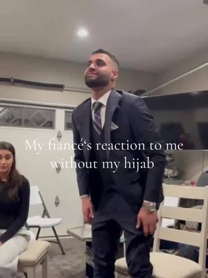 Unfortunately, for me, his real reaction is when I showed on camera #muslim #katbkitab #hijabitiktok #engaged #islamic #fiance #fyp #foryoupage 