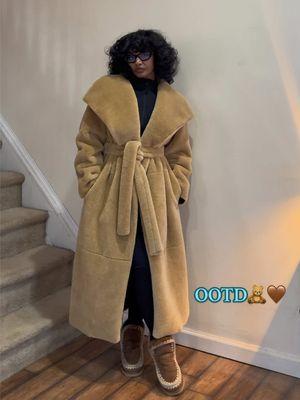 first fit of the year, super cute & cozy!🧸🤎➰ #blackgirlmagic #habeshatiktok #fyp #fypシ #fashiontiktok #outfitinspo #outfitideas #outfitinspiration #fitcheck #mouboots 