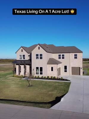 Celina Tx  Texas Living On A 1 Acre Lot! 🤠 Complete & Ready for Move-In!  Grand Two-Story New Home with Luxury Features on 1-Acre! Open Spacious Floor Plan Featuring 5 Bedrooms, 5 Full Baths, 2 Half Baths, 3-Car Garage and Grand Staircase.  . . , . . . . #dfw #CountryLiving #RuralRetreat #FarmhouseStyle #CountryHome #HomeSweetHome #RusticCharm #CountryLife #CountrysideLiving #SimpleLiving #fyp #dallas #texashomes 