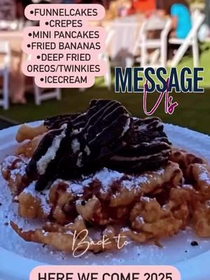 #bookusforyournextevent #fyp #desserts #minipancakes #funnelcakes #crepesnutella #messageus 