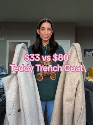 Waittt I like the idea of comparing $ to $$$ items 👀 #trenchcoat #teddycoat #ttslevelup #newyearnewaura #ttsdelightnow #giftguide #creatorsearchinsights  #OOTD #outfitoftheday #winteroutfits 