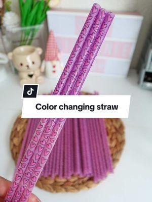 New reusable color changing straws coming this Friday! #reusable #asmr #asmrcommunity #SmallBusiness #CapCut 