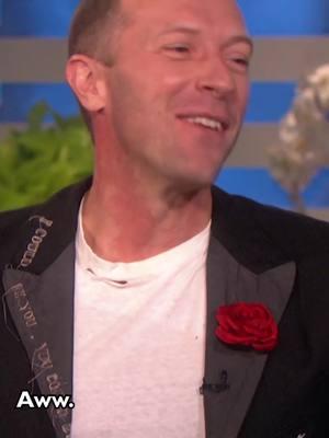 Chris Martin nearly embarrassed his teen daughter at work #theellenshow #chrismartin #daughter 