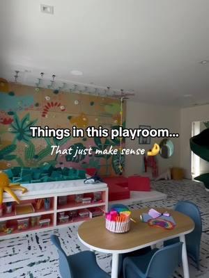 When this family told us they wanted a slide entrance from the stairwell, we INSTANTLY got to work ✍️ But this playroom is more than just about looking cool -- every feature was designed with a purpose: ✨ The slide gives kids independence when entering their space. 💪 Indoor monkey bars encourage kids to take risks in a safe environment, teaching them that falling is okay ❤️‍🩹 🌀 The sensory swing is a space for when things feel overwhelming (or the perfect reading spot) ☺️ 🏠 The playhouse gives kids a place to truly dive into their imagination with pretend play! Did one of these features catch your eye? Explore The grOH! Shop to start creating your little one’s dream playroom today! 🔗 Link in bio 🧡 #playroomgoals #kidsplayroom #playroominspo #roomtransformation #creativeplayideas #indoorplayroom #sensoryplayroom #imaginativeplay #kidsindoorplay #dreamplayroom 