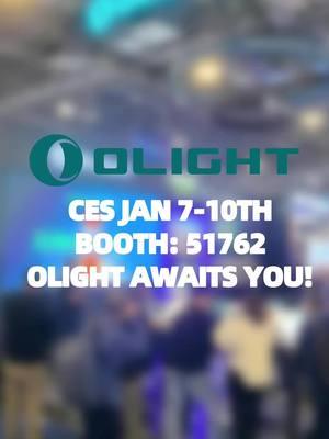 Who's at CES? Come say hi! We'll be at booth 51762, waiting for you! #51762 #olight #olightworld #Olightflashlight #ces2025 #cesolight #ceslasvegas2025 #ceslasvegas #olightlaunch #outdoorflashlight #edcflashlight #fishinglight #campingflashlight #outdoorgear