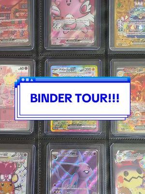 BINDER TOUR!!!! #pokemon #pokemoncommunity #pokemontcg #pokemontiktok #fyp #CapCut #pokemoncards #binder 