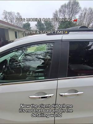 My POV as a mobile car detailer!🚗getting this mom’s interior back to brand new for her!✨	#CarDetailing	#AutoDetailing#CarCare	#DetailingLife	#CarWash#detailersoftiktok #CleanCar #CarDetailingProducts	#DetailingWorld #CarLovers #ExteriorDetailing	#InteriorDetailing	#CarDetailingServices  #MobileDetailing #autodetailer 