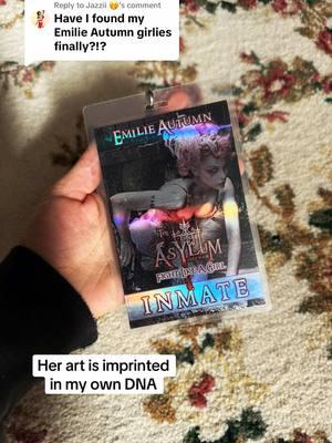 Replying to @Jazzii 🤭 lol at my period accurate grainy Sidekick photos and horrible painting of Emilie Autumn 😂 #emilieautumn 