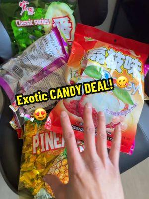 Exotic CANDY DEAL! 😋🍬😍 #candy #exotic #exoticcandy #candytok #yum #food #snack #TikTokShop #sale #fyp 