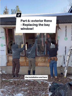 Part 6 of our exterior Reno: Replacing our bay window with a giant picture window from Marvin 🪟 Special shout out to @craftsmanschoice for their amazing work! 🛠️ If you’re in MN and need windows, siding or roofing, we HIGHLY recommend them! #exteriorrenovation #1970srenovation #mcmrenovation #diyrenovation #homerenovation #craftsmanschoice #swayandsarahbuild #mnhome #mnhomebuyer #firsttimehomebuyer #minneapolishomes #jameshardiesiding #jameshardieirongray