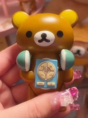 What songs should I put on my rilakkuma mp3 player 🥹🩷 #rilakkuma #rila #rilakkumacollection #rilakkumaplush 