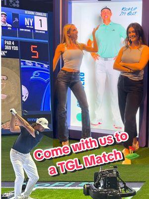 Watch a TGL Match with us!!⛳️😍 #golf #tgl #tiger #rorymcilroy #tigerwoods @TGL @Hannah Mitterberger 