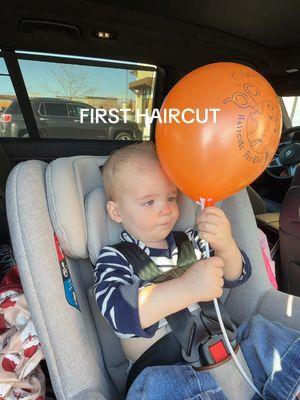 That did not go as planned, but the girl was so patient and kind! #haircut #toddler #hair #cookiecutter #firsttime #scared #new 