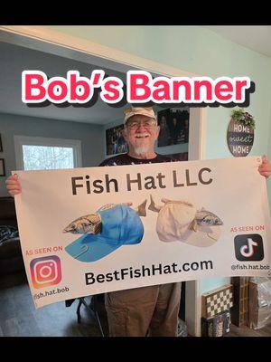 Making a custom vinyl banners for @Fish Hat Bob #milweb1 