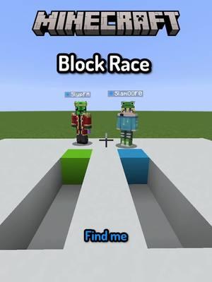 Minecraft Block Race #Minecraft #minecraftmemes #memes #funny #slyp 