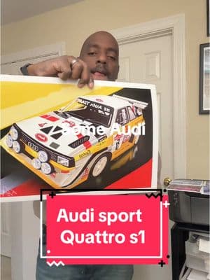 My new Audi 1985 Audi Sport Quattro S1 Printart! #audiquattro #rallycar #artreveal #printart #fyp