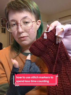 #CapCut crochet tip 🥰 #crochet #crochetersoftiktok #crochettips #stitchmarkers 