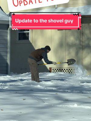 @Lyndsey Stamper ☀️❤️ Update to the shovel guy! Random turn of events! #kansassnowstorm2024 #kansasmom #snowstorm #kansassnow #shovelguy #midwestsnowstorm #shovelingsnow @stampthechamp @stampthechamp1 